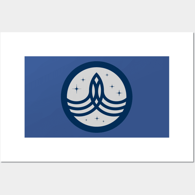 Command Badge ~ Planetary Union ~ The Orville Wall Art by Ruxandas